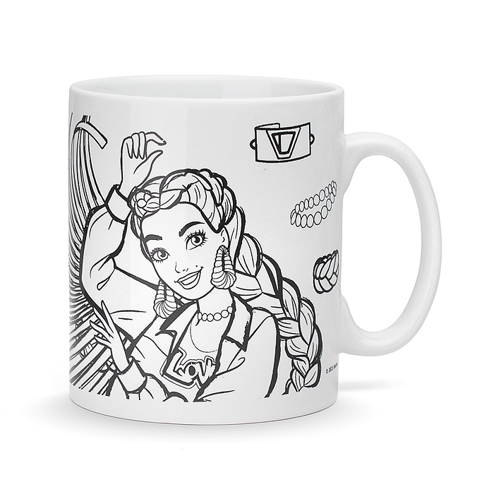 Кружка для росписи "Барби" (краски, кисточка) 