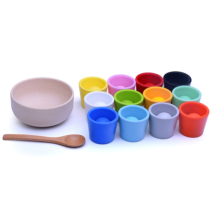 Фото к товару Игра развивающая D1732 "Шарики и стаканчики" Игра развивающая D1732 "Шарики и стаканчики"