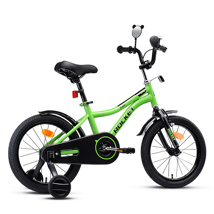 Фото к товару Велосипед 14" Rocket Kind, цвет зелный Велосипед 14" Rocket Kind, цвет зелный