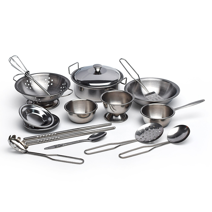 Набор детской посуды UT0118 "Шеф поварёнок" в контейнере