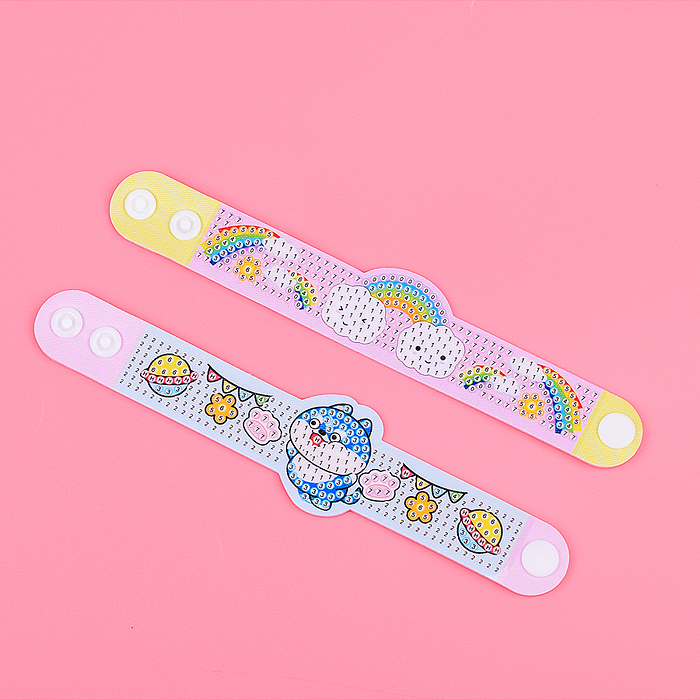 Браслет SHY001 "Алмазная мозаика. Мультяшки" в коробке