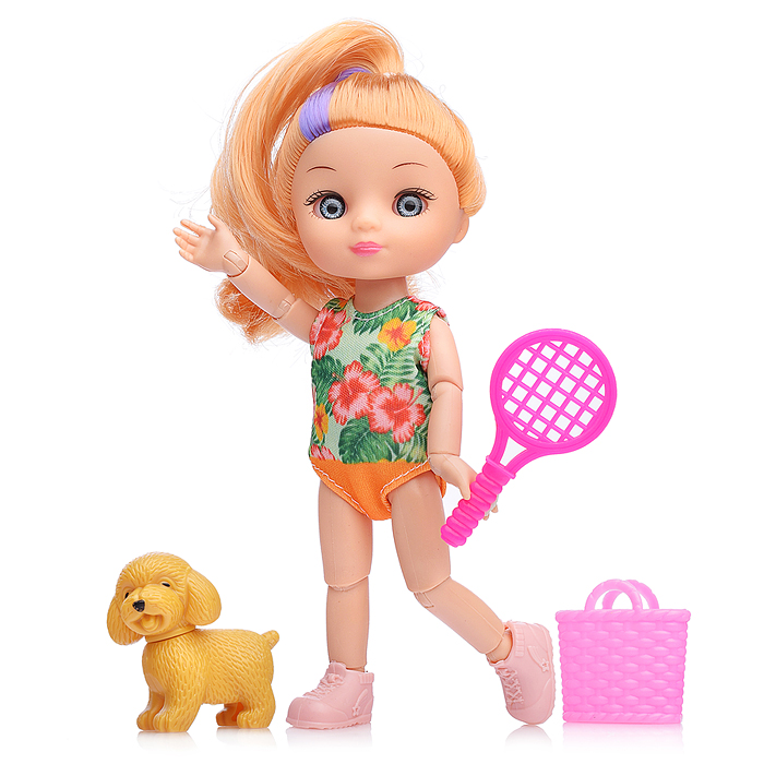 Кукла UT0133-7 "Моя куколка "На отдыхе" с аксессуарами, в пакете