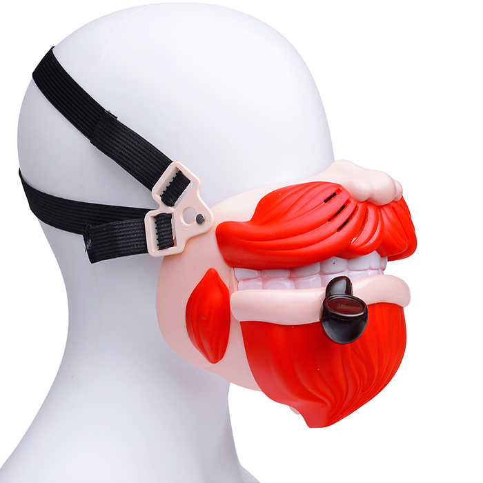 Маска K2A "Пират" со светом и устройством для изменения голоса, USB, в коробке