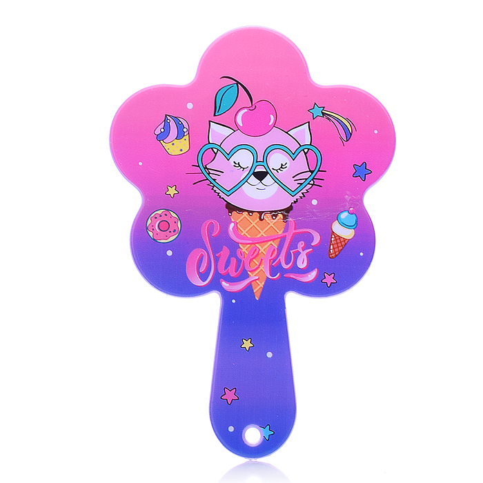 Набор расческа+зеркало 00-5416 "Ice cream" в ассортименте