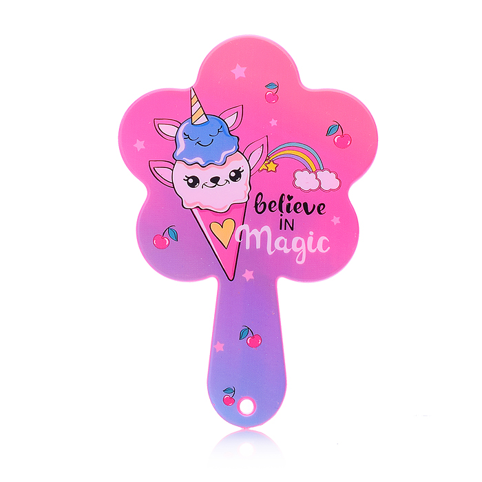 Набор расческа+зеркало 00-5416 "Ice cream" в ассортименте