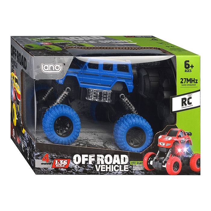 Машина QH2024-22 "Off road vehicle-1" р/у, 27 MHz, в коробке