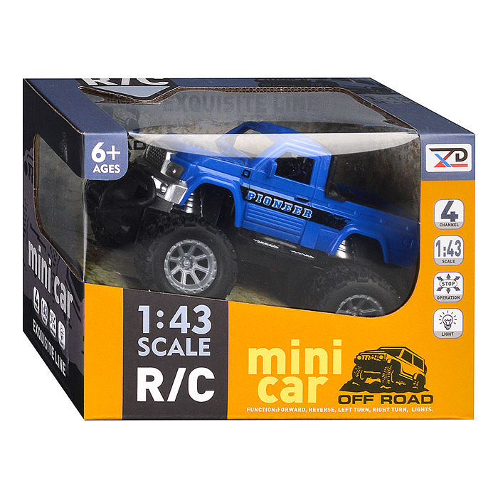 Машина 687-9 "Джип-1" р/у, 27 MHz, в коробке