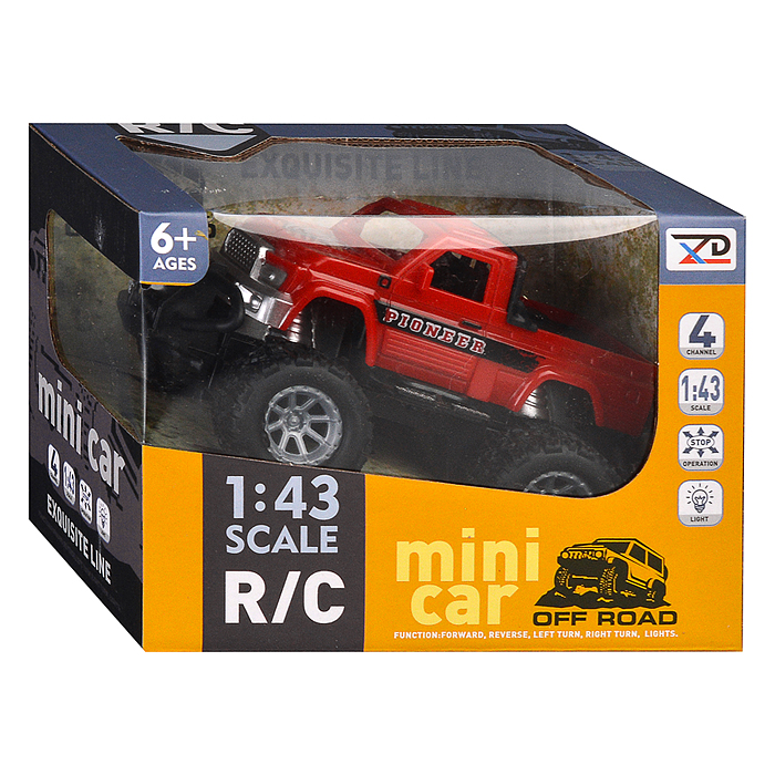 Машина 687-9 "Джип-1" р/у, 27 MHz, в коробке