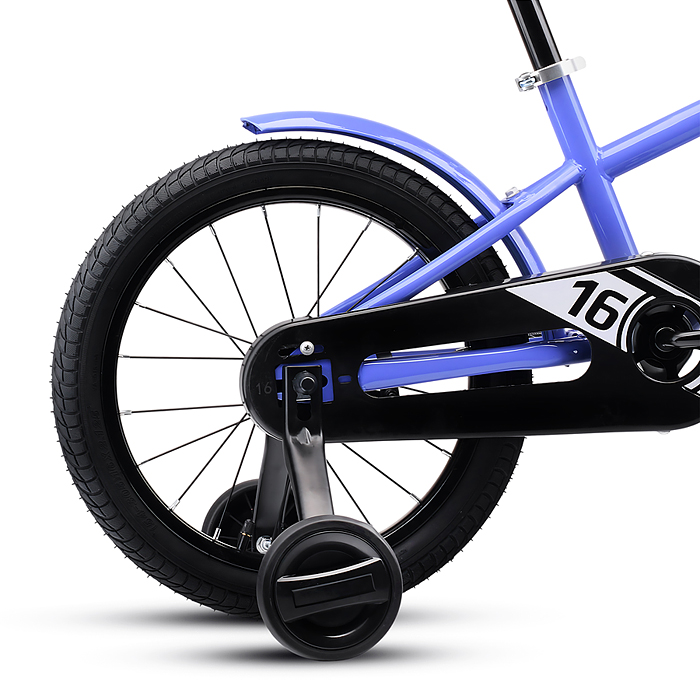 Фото к товару Велосипед 16" Rocket Gloss, цвет сиреневый Велосипед 16" Rocket Gloss, цвет сиреневый