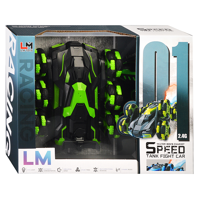 Машина LM258-95 "Спринт макс" р/у, 27 MHz, в коробке