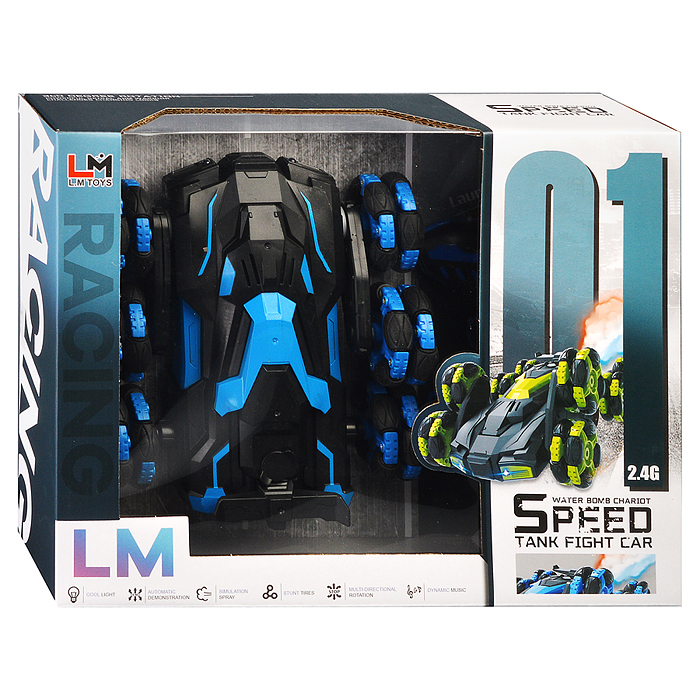 Машина LM258-95 "Спринт макс" р/у, 27 MHz, в коробке