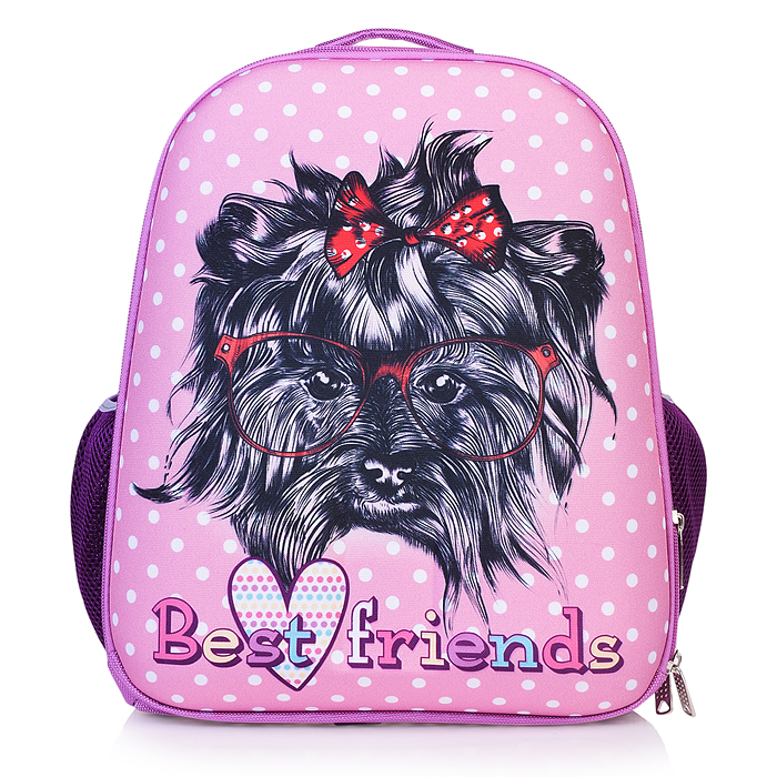 Рюкзак каркасный "Собака-лучший друг" формованный из полимеров, материал: нейлон, полиэстер, 2