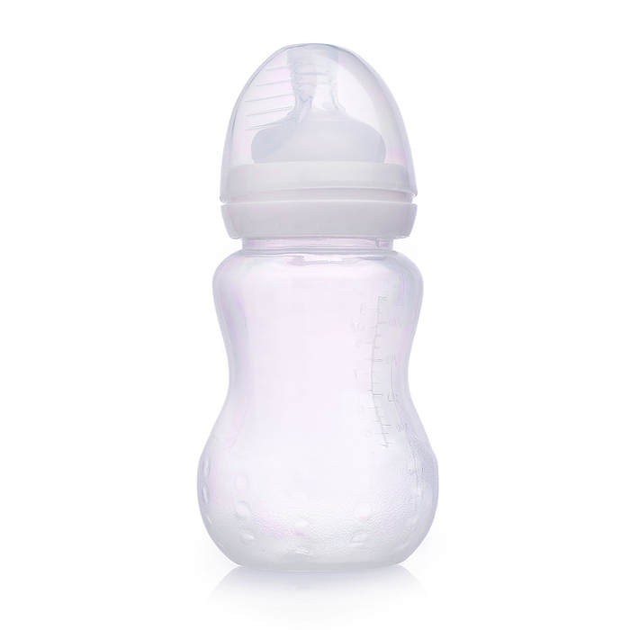 Молокоотсос ручной 4в1 с бутылочкой, запасными массажной накладкой и силиконовым клапаном, белый