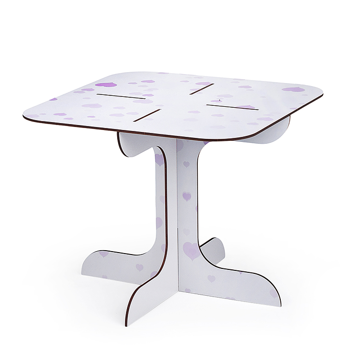 Фото к товару Набор мебели для кукол (Сердечки) Набор мебели для кукол (Сердечки)