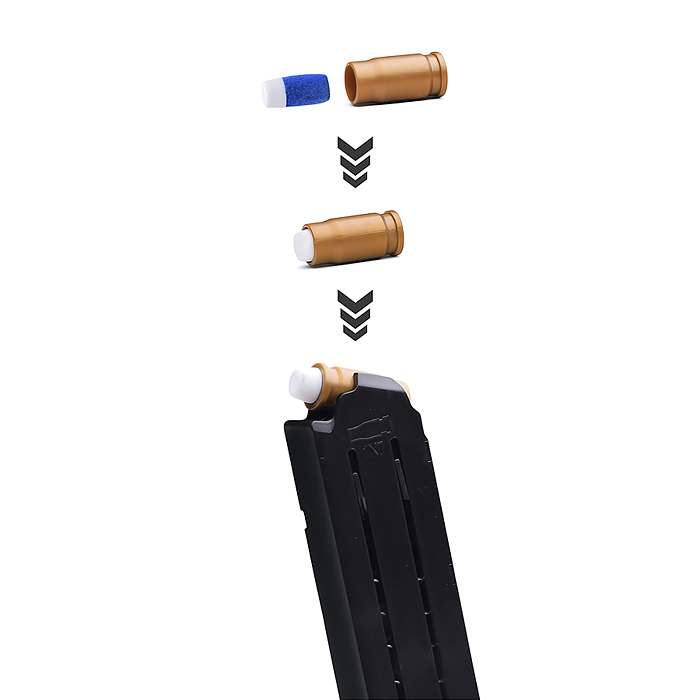 Пистолет 639-12 "Штурм" с мягкими пулями, в пакете