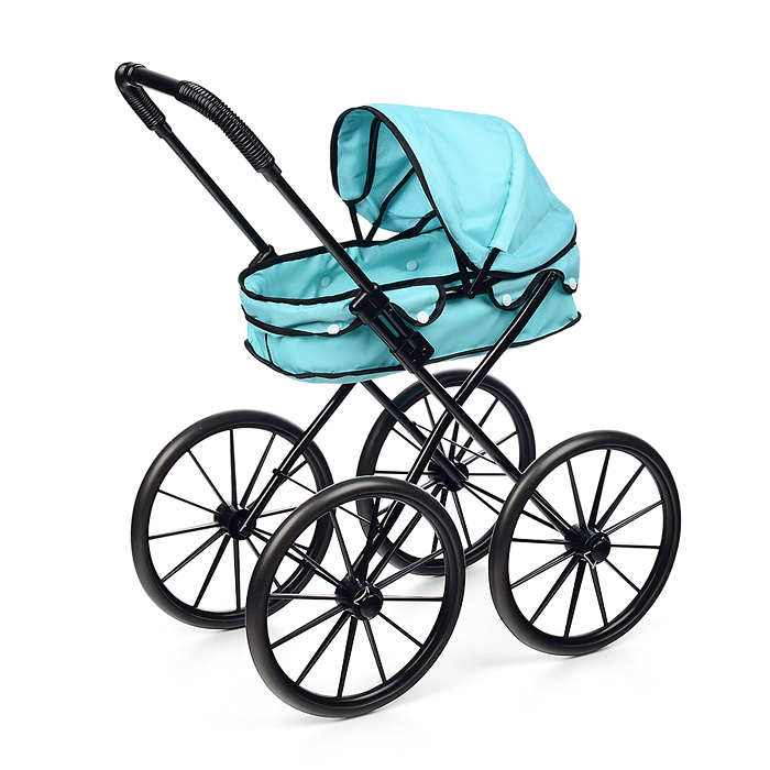 Фото к товару Коляска для кукол LM918-18 металлическая, складная, прогулочная с капюшоном, цвет голубой Коляска для кукол LM918-18 металлическая, складная, прогулочная с капюшоном, цвет голубой