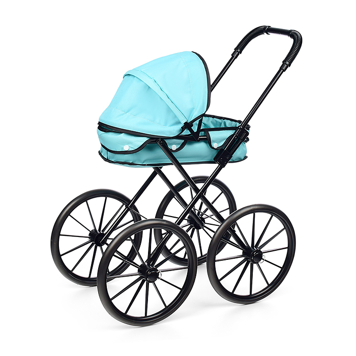 Фото к товару Коляска для кукол LM918-18 металлическая, складная, прогулочная с капюшоном, цвет голубой Коляска для кукол LM918-18 металлическая, складная, прогулочная с капюшоном, цвет голубой
