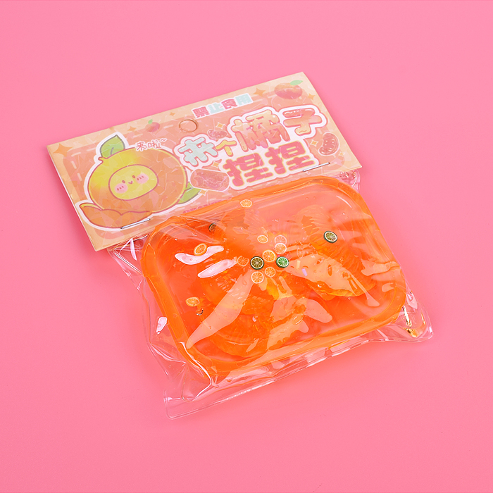 Игрушка -антистресс 00-5516 "Мандариновый десерт" в пакете