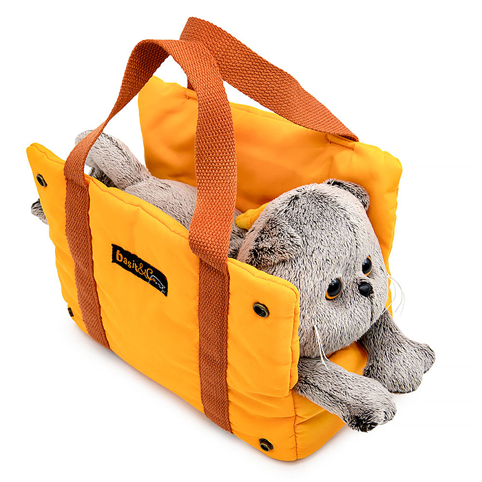 Кот Басик в сумке-переноске (лежачий)