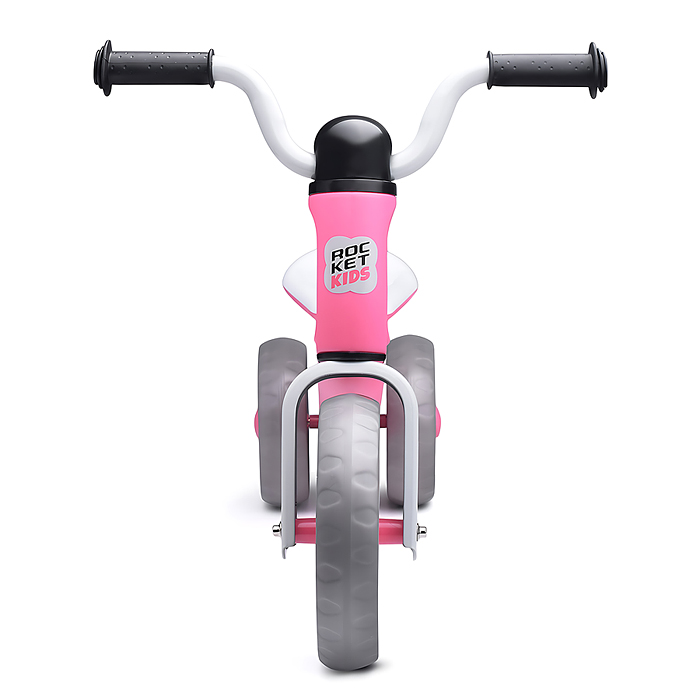 Беговел трехколесный Rocket 133-PK, колеса EVA, цвет розовый