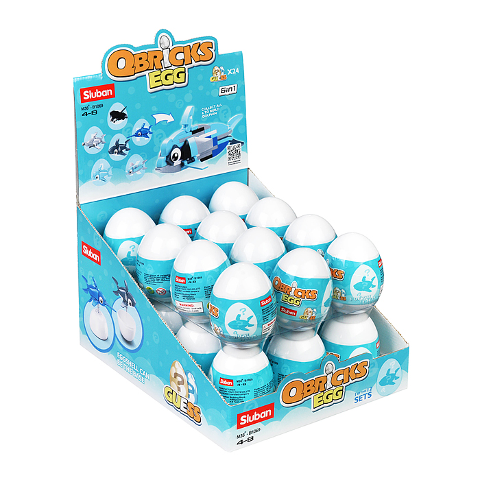 Конструктор M38-B1069 "Морские обитатели" в яйце