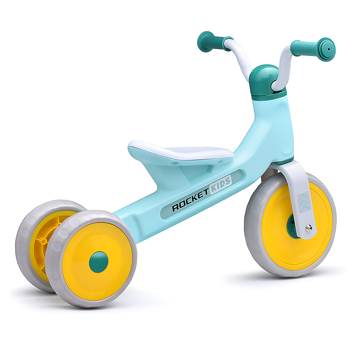 Беговел трехколесный Rocket 133-GN, колеса EVA, цвет зеленый