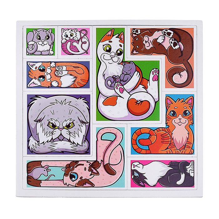 Игры на магнитах в дорогу. Котетрис