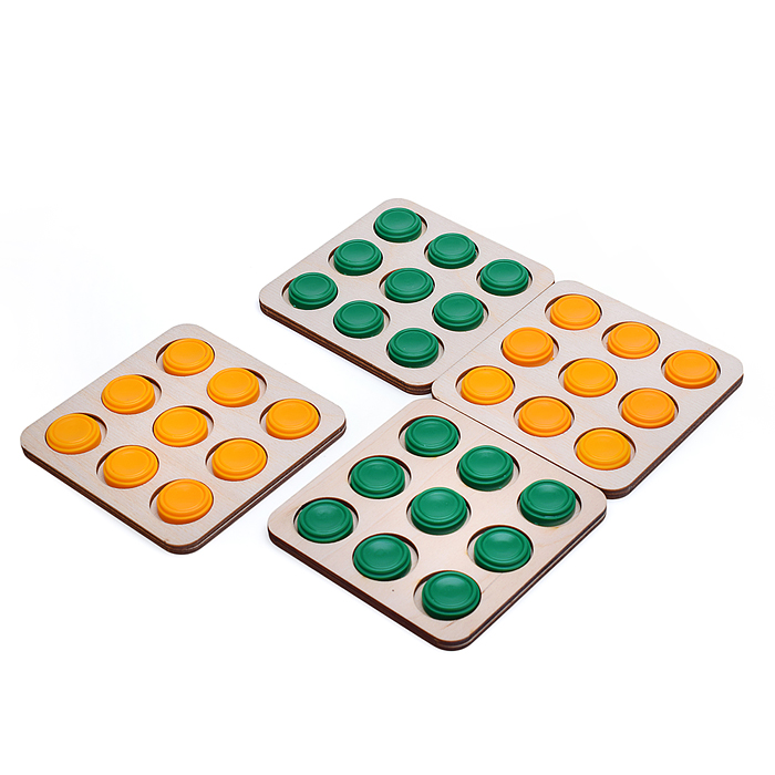 Фото к товару Настольная игра 15,5х15,5х5 "Пять шашек в ряд" дер. Настольная игра 15,5х15,5х5 "Пять шашек в ряд" дер.