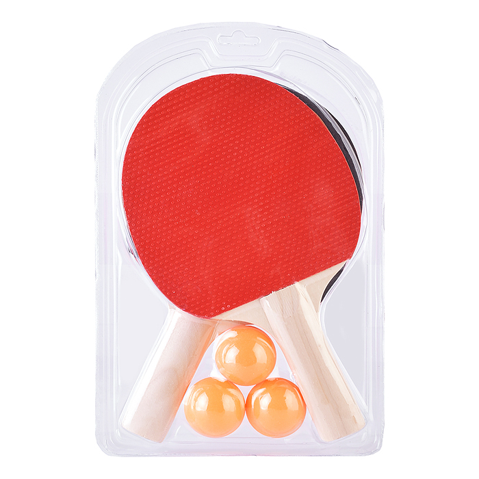 Фото к товару Набор для настольного тенниса 00-5678 (2 ракетки, 3 мяча) в блистере Набор для настольного тенниса 00-5678 (2 ракетки, 3 мяча) в блистере