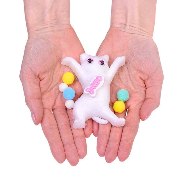 Игрушка - антистресс 00-5607 "Белая кошечка"