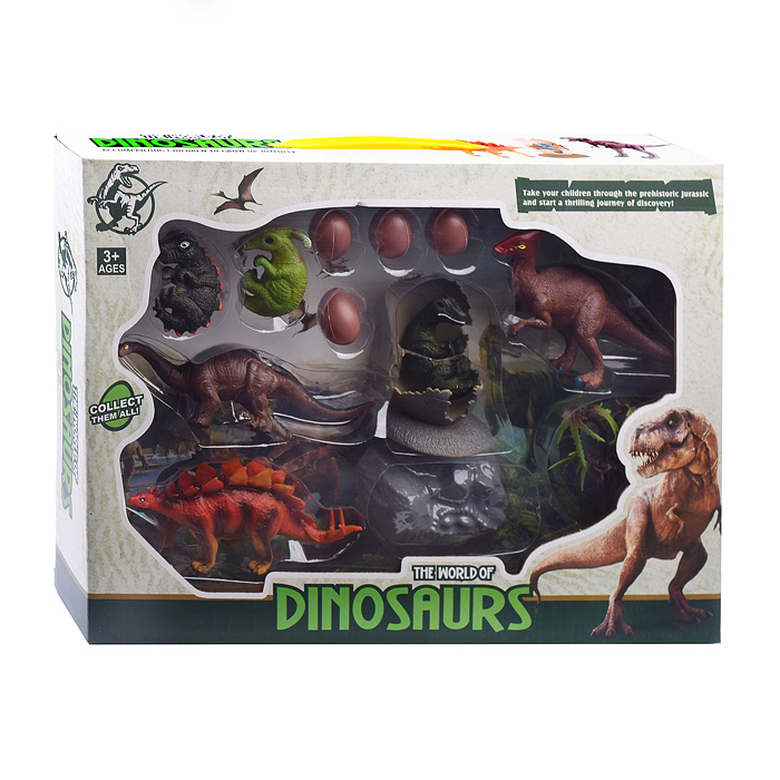 Набор динозавров 331-17 "Древний мир-4" в коробке