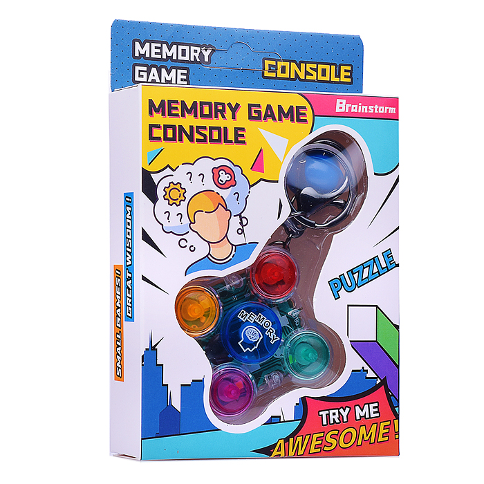 Игра электронная LZ8844-1 "Тренажер памяти" в коробке
