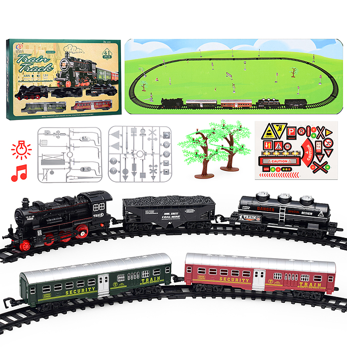 Железная дорога JHX2218 "Train tracks" в коробке