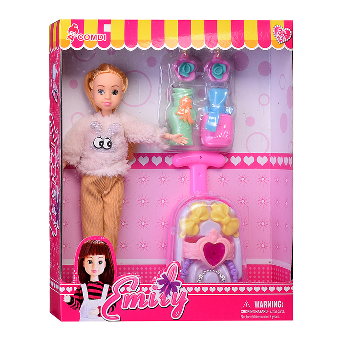 Кукла L8815 "Марина" с аксессуарами, в коробке