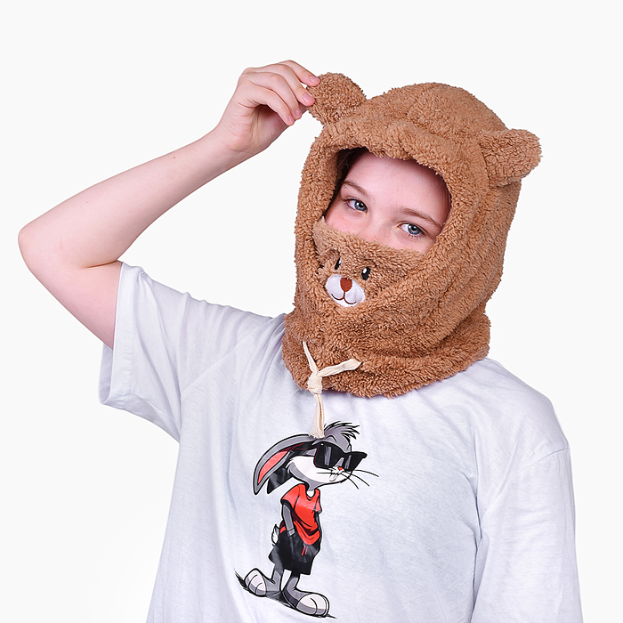 Шапка карнавальная 00-6841 "Мишка" 