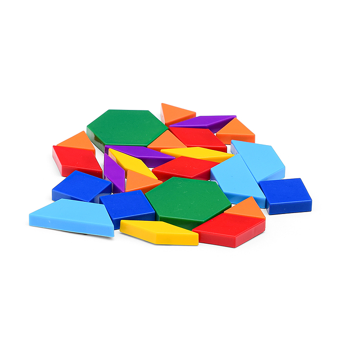 Набор магнитов "Магнитные фигуры" пластиковых, цвета ассорти