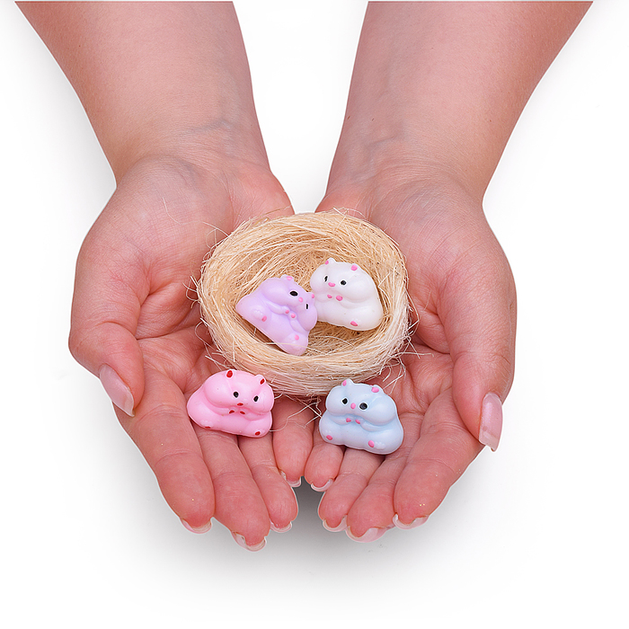 Игрушка -антистресс 00-6687 "Хомячки в корзинке"