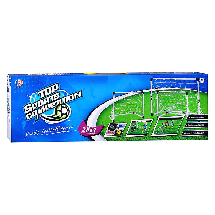 Ворота футбольные 5018 "Бомбардир" в коробке