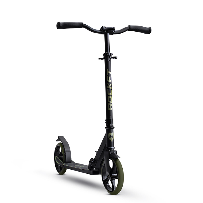 Самокат ROCKET, колеса PU 200 мм, ABEC 7, зеленый