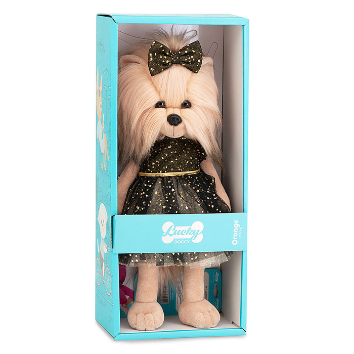 Lucky Yoyo: Вечернее платье 37 с каркасом, коробка 44 см