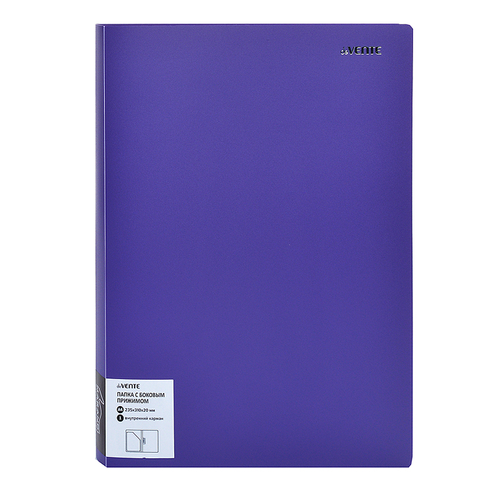 Папка с боковым прижимом "Marandi" A4 (235x310x20 мм) 650 мкм, фактура "песок" на 150 листо