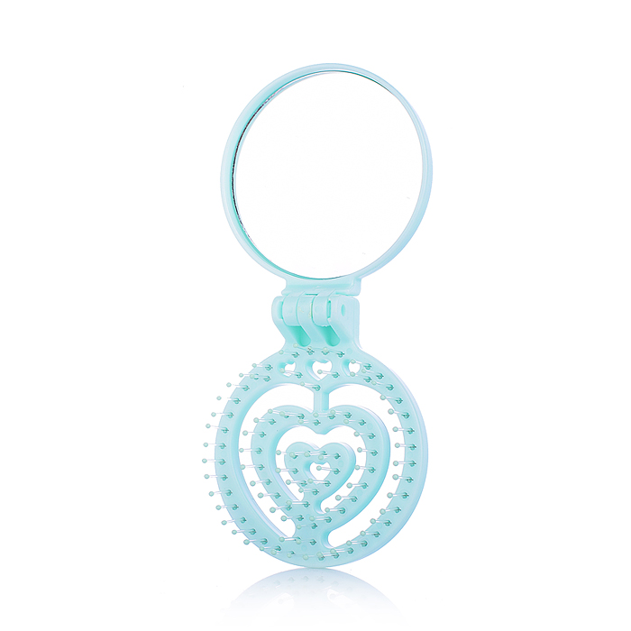 Расческа 00-5423 "Зверушка" Микс, с зеркалом, складное