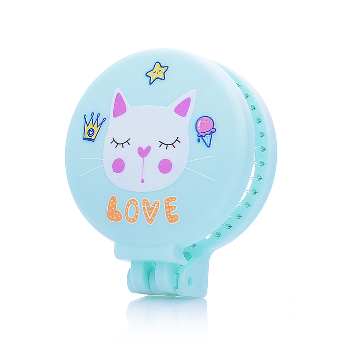 Расческа 00-5423 "Зверушка" Микс, с зеркалом, складное