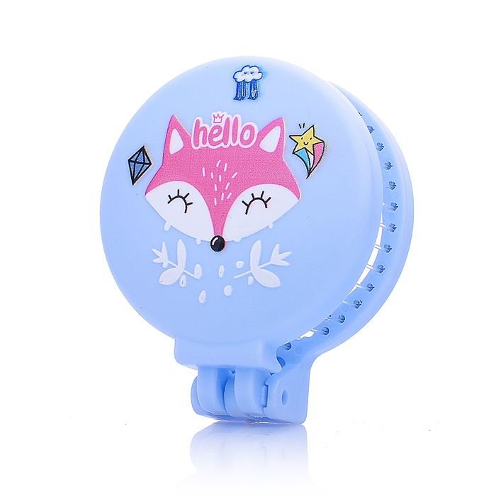 Расческа 00-5423 "Зверушка" Микс, с зеркалом, складное