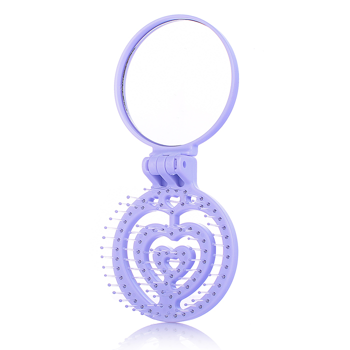 Расческа 00-5423 "Зверушка" Микс, с зеркалом, складное