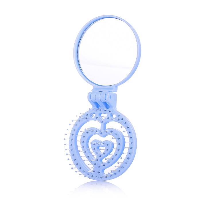 Расческа 00-5423 "Зверушка" Микс, с зеркалом, складное