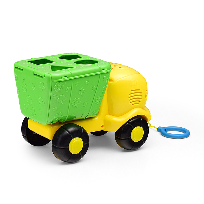 Сортер+ проектор "Мусоровоз" 20 см. Шаинский музыка.