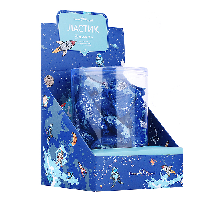 Фото к товару Ластик "HappyGraphix. Космос" 5 видов Ластик "HappyGraphix. Космос" 5 видов