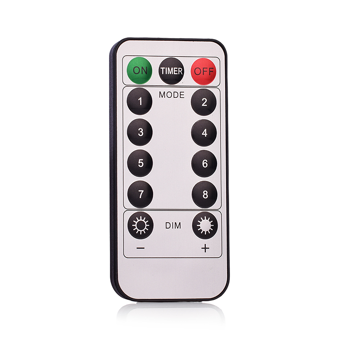 Электрогирлянда Роса 50м, 500 ламп, зеленый провод, цветая, пульт