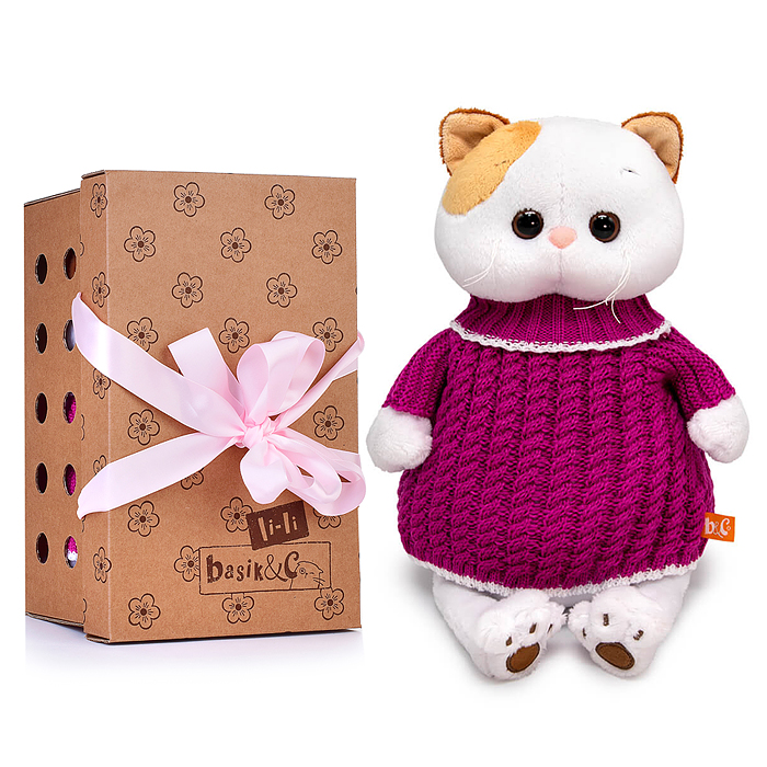 Кошка Ли-Ли в свитере с косами Кошка Ли-Ли в свитере с косами